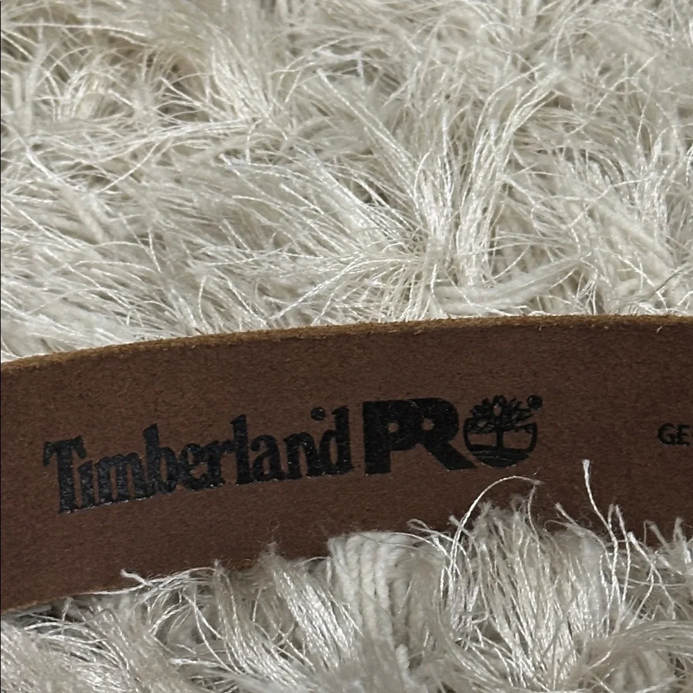 Timberland PRO Men’s Genuine Full Grain Leather Belt Size 34 *Note